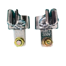 RT0-100A fuse base copper piece HR3-100A 380V accessories Quality red copper brass plug-in