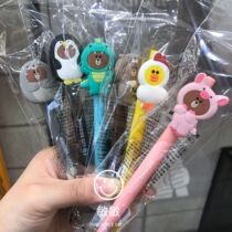 South Korea procurement LINE FRIENDS brown bear dinosaur piglet pen seal pen water pen