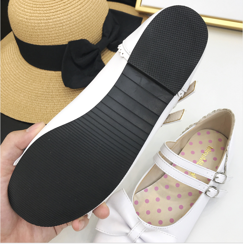 lo茶会鞋子平底森女单鞋洛丽塔lolita蝴蝶结日系梦公主洋装娃娃鞋_2