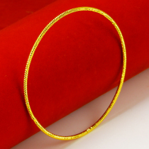 Gold bracelet womens small pure gold bracelet 9999 pure gold starry wedding jewelry bracelet 24K gold