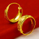 Genuine gold earrings 999 pure gold female models 24k pure gold mother-in-law elderly jewelry earrings new Genuine gold earrings 999 pure gold female models 24k pure gold mother-in-law elderly jewelry earrings new
