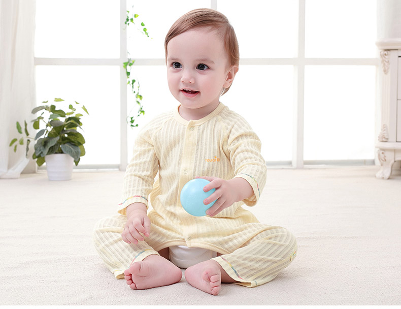 婴儿连体衣短袖纯棉哈衣夏装薄款女睡衣新生儿