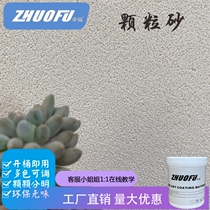 Zhufu Texture Art Granular Lacquer Grain Sand Texture Paint Environmental Paint Environmental Protection Paint Background Wall Diy Clothing Store Decoration
