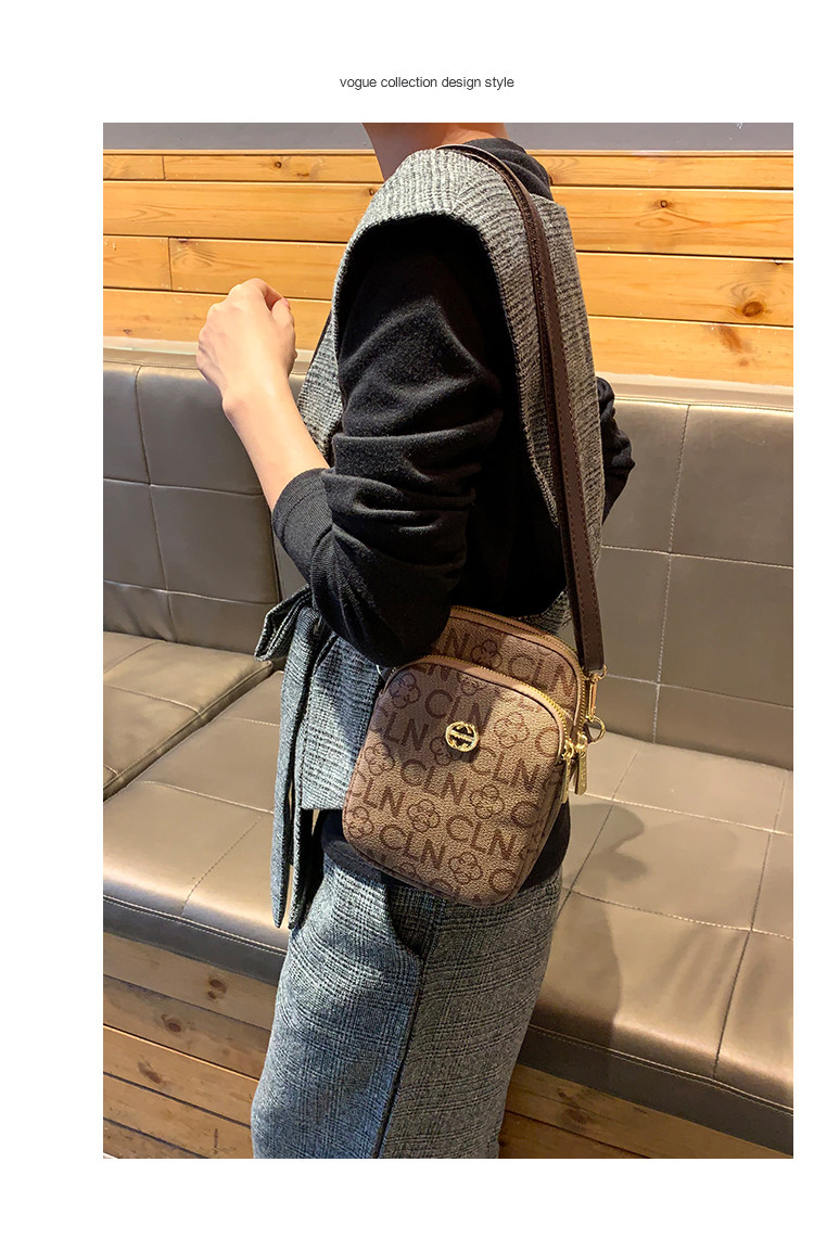 多层手机包女2025新款迷你轻便小包包潮中年妈妈包百搭单肩斜挎包