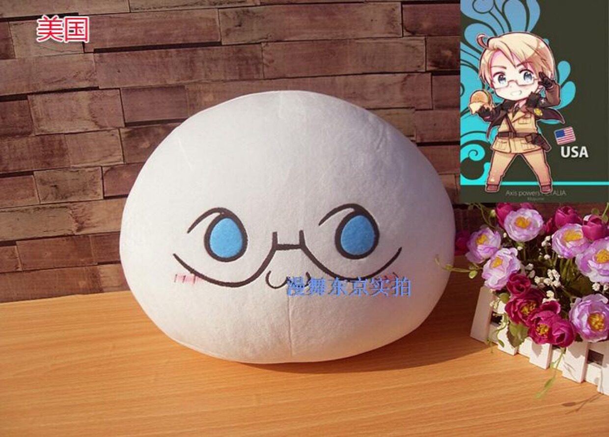 黑塔利亚团子 aph 颜文字 表情包抱枕 玩偶斜挎包 cos 团子抱枕
