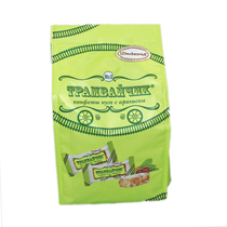 Russia imported Acont brand peanut nougat happy sugar snack green tea 500 grams