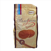 Russia imported Acont brand Ambrelli waffle cookies honey brushed cake Snack pastry