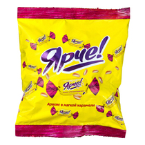 KDV Russia imported yellow peanut sandwich sugar Chocolate Nougat Wedding candy Yellow peanut candy