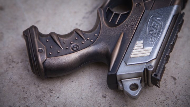 涂装道具影视科幻朋克废土风孩之宝nerf野牛软弹枪户外对战cs玩具