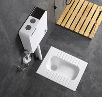 Ultra-thin thin section 13 19CM squat toilet water tank complete set toilet squat basin squat pit urinal toilet pan