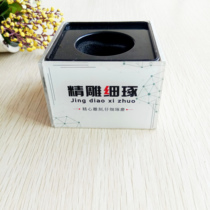 Black acrylic Taiwan standard interview microphone standard TV news interview entertainment host microphone logo card custom