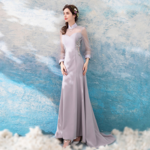 wedding dress elegant luxurious charm  birthday dinner dress  