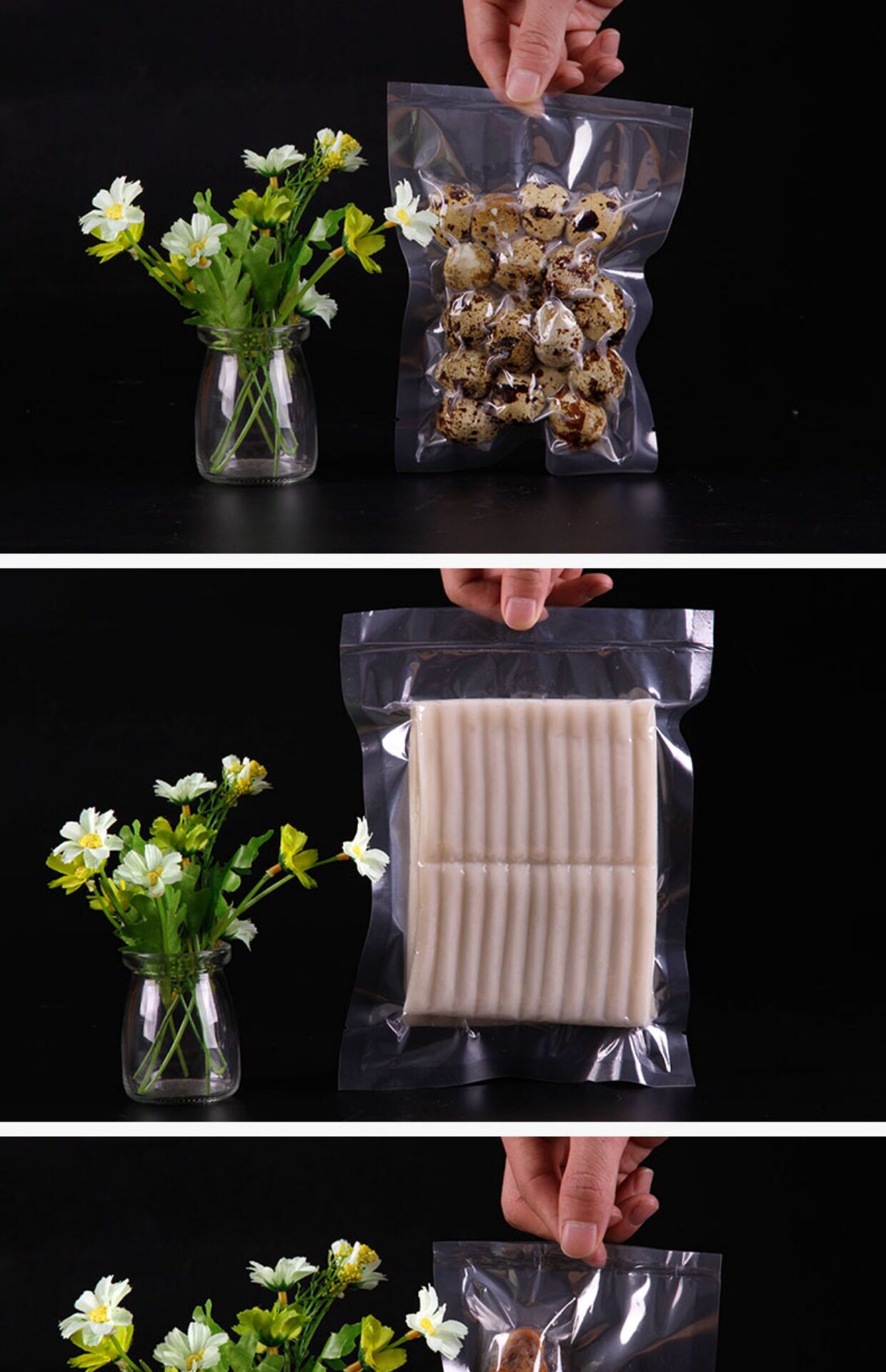 加厚光面真空袋40*60cm抽气袋子大号食品密封透明保鲜包装袋商用