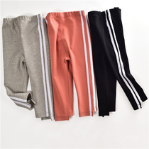 Girls leggings Spring and Autumn wear men and women Baby Cotton thin casual trousers cotton grinding good elasticity