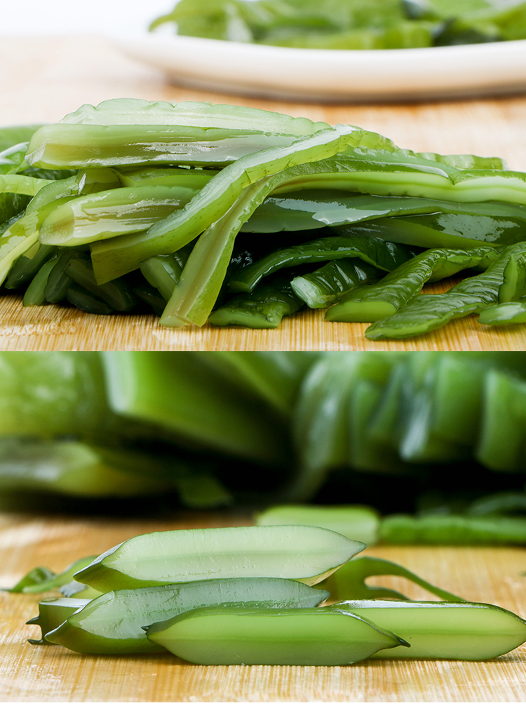 荣成新货盐渍裙带梗裙带菜梗海白菜海藻海菜干货新鲜真空5斤包邮