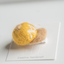 Super vitality baseball cap wool felt cute hat pressure clip hair rope bb clip solid original hand-made high quality