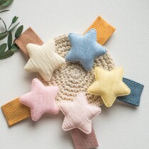 Lose money to save word of mouth Corduroy canvas star hairpin original hand-made high-quality handmade adult can wear