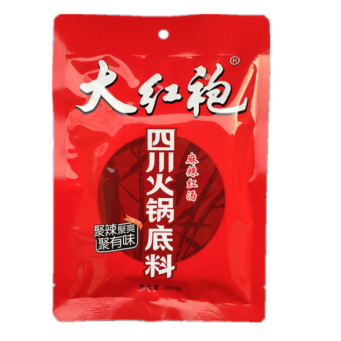 大红袍火锅料 四川功夫熊猫牛油火锅底料川味火锅 300g