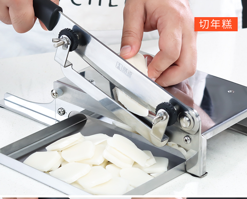 阿胶糕年糕雪花酥专用切刀家用小型芝麻糖牛轧糖切块机阿胶切片机