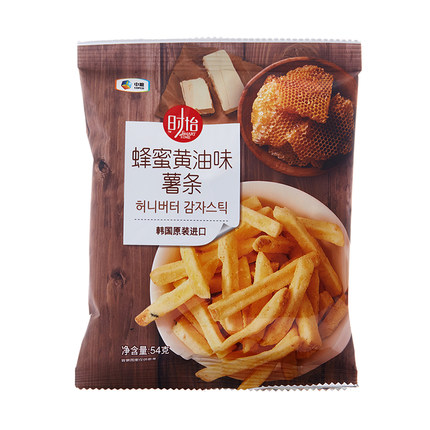 韩国原装进口 时怡蜂蜜黄油味薯条54g*2产品展示图4