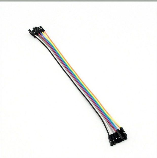 树莓派raspberry pi 8芯 数据连接线 母头对母头 彩色排线杜邦线