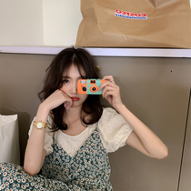 2021 new French style little clear sweet and beautiful hanging band dress with two suits gentle windy and floral harness with dress and dresses