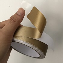 Anti-collision sticker drawing gold waist line decoration sliding door double-sided glass School property company green sticker stickers