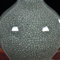 Jingdezhen ceramic antique official kiln cracked glaze flower arrangement vase home decorations ice cracked furnishings ornaments hydroponics
