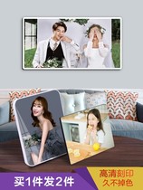 Rinse photo plus custom pendulum table All home Foal crystal childrens wedding dress with print made into enlarged hanging wall photo frame