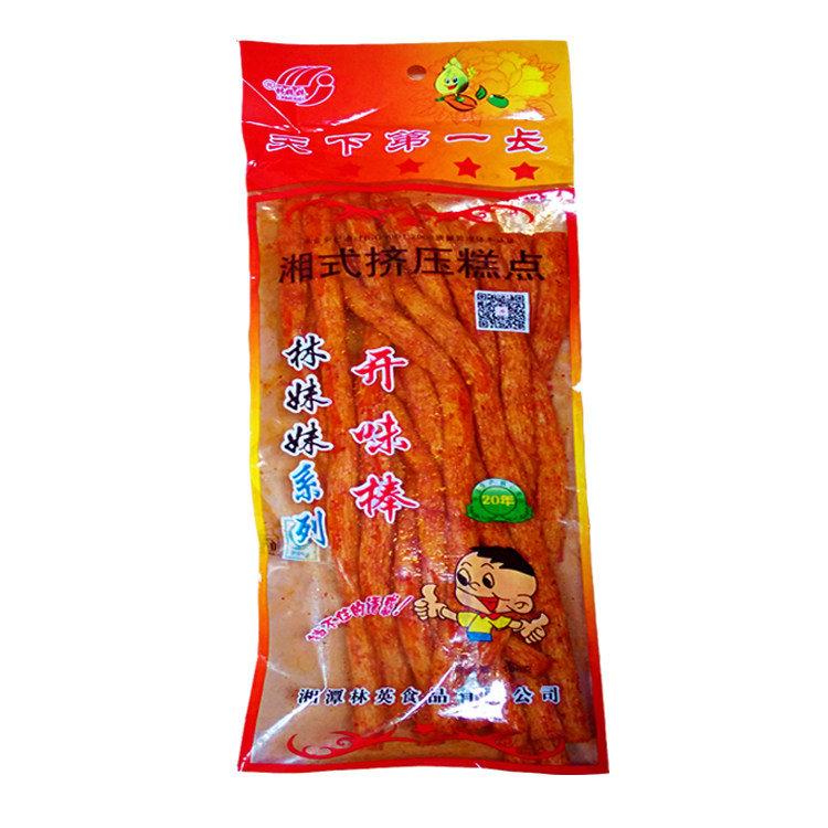 湖南特产林妹妹麻辣条开味棒238克长长辣条儿时怀旧麻辣零食 包邮