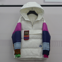 Anti-Ji Qingkang Han version Weiwear Down jacket Female White Duck Suede Warm Jacket With Cap Loose Korean version 2021 New wave
