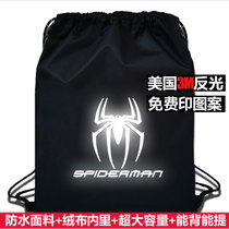 Motorcycle new protective bag head bag full helmet off-road helmet storage bag reflective waterproof helmet bag