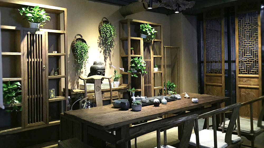 茶室,商界大佬们喜欢聊天谈生意的场合