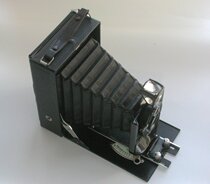 Excellent color German Zeiss Taxo 126 7 fold camera packaging carton manual