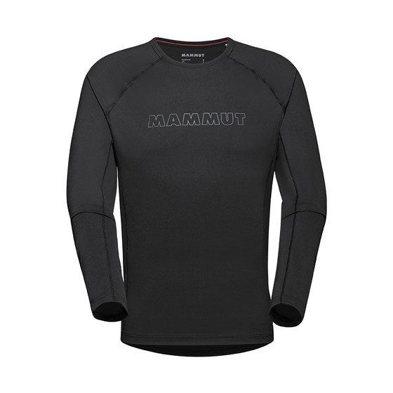 MAMMUT Mammoth Selun Men's elastic quick-drying sun protection comfort LOGO printed long-sleeved T-shirt MAMMUT Mammoth Selun Men's elastic quick-drying sun protection comfort LOGO printed long-sleeved T-shirt