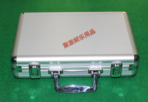 Boutique Chips Aluminum Case Aluminum Chip Box Solid Wood Recessed Full Board Without Deformability To Put Up 200 Sheet Poker Plus Dice