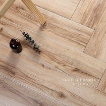 Japanese-style bedroom imitation wood grain tile floor tile tile wall brick Imitation solid wood living room porcelain wood floor tile Balcony non-slip