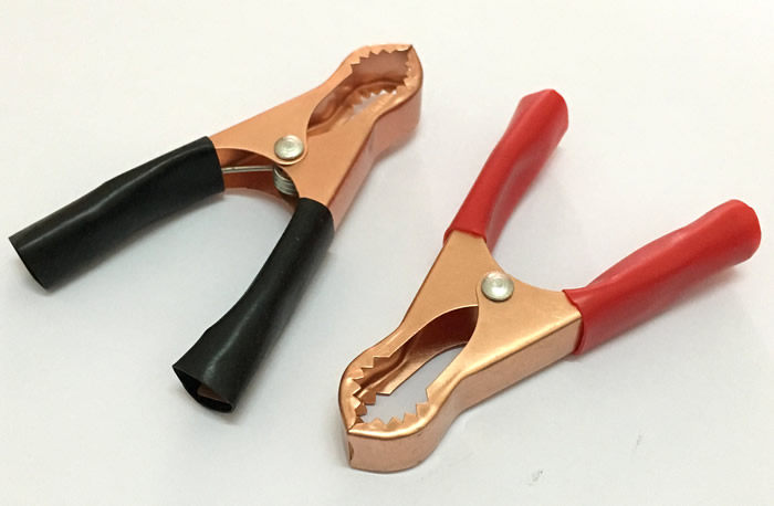 包邮大电流强力50a电线鳄鱼夹充镀铜接线夹测试线 搭电 蓄电池电