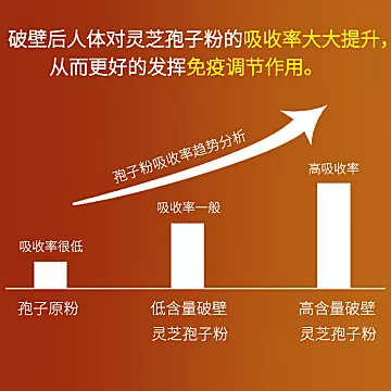 中科破壁灵芝孢子粉胶囊40粒装[10元优惠券]-寻折猪