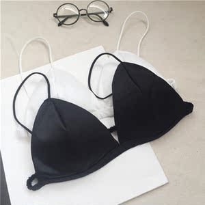 夏季蕾丝性感短款文胸吊带小背心女带胸垫裹胸抹胸内衣文胸学生