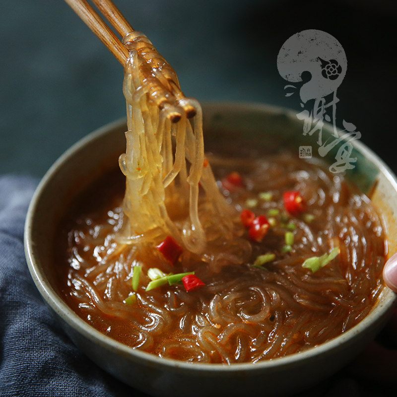 谢怡 山东兰陵特产细粉条无添加红薯粉丝正宗农家手艺自制2斤