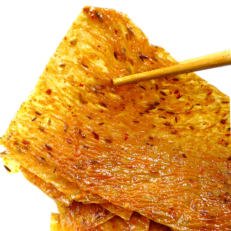 80后怀旧老式大辣片豆皮辣片儿时零食小吃东北麻辣片豆干辣条包邮_7折