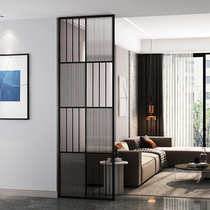 Light luxury Changhong tempered glass screen living room into the bathroom restaurant commercial porch wrought iron stainless steel customization