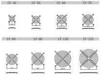 3 4 5 6 7 8 9 11 12 14 15 18 20CM cooling fan metal iron mesh protective mesh cover