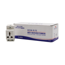 Changjiang Electric Modular Socket AC30 Series Multifunctional Three-Plug Rail Industrial Socket Terminal Board