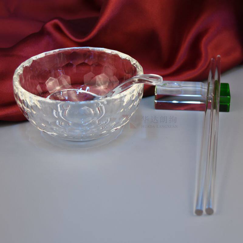水晶筷子家用环保筷子玻璃筷子开业节日赠送礼新居结婚家居用品
