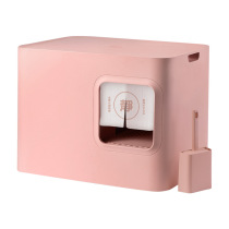 Neku sugar square universal cat litter box closed cat toilet deodorant large anti-splashing proof to bring out net red cat litter Basin