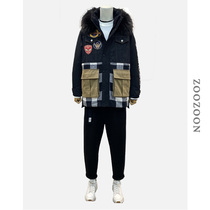 2021 winter mens casual fashion Korean fashion trend down jacket jacket jacket white duck down winter wear