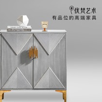 Youfan art painting simple hall cabinet porch partition decoration side cabinet dining room cabinet X6