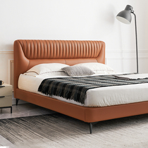 Uvan art Vienna bed bed modern minimalist technology cloth leather bedroom double bed master bedroom wedding B26